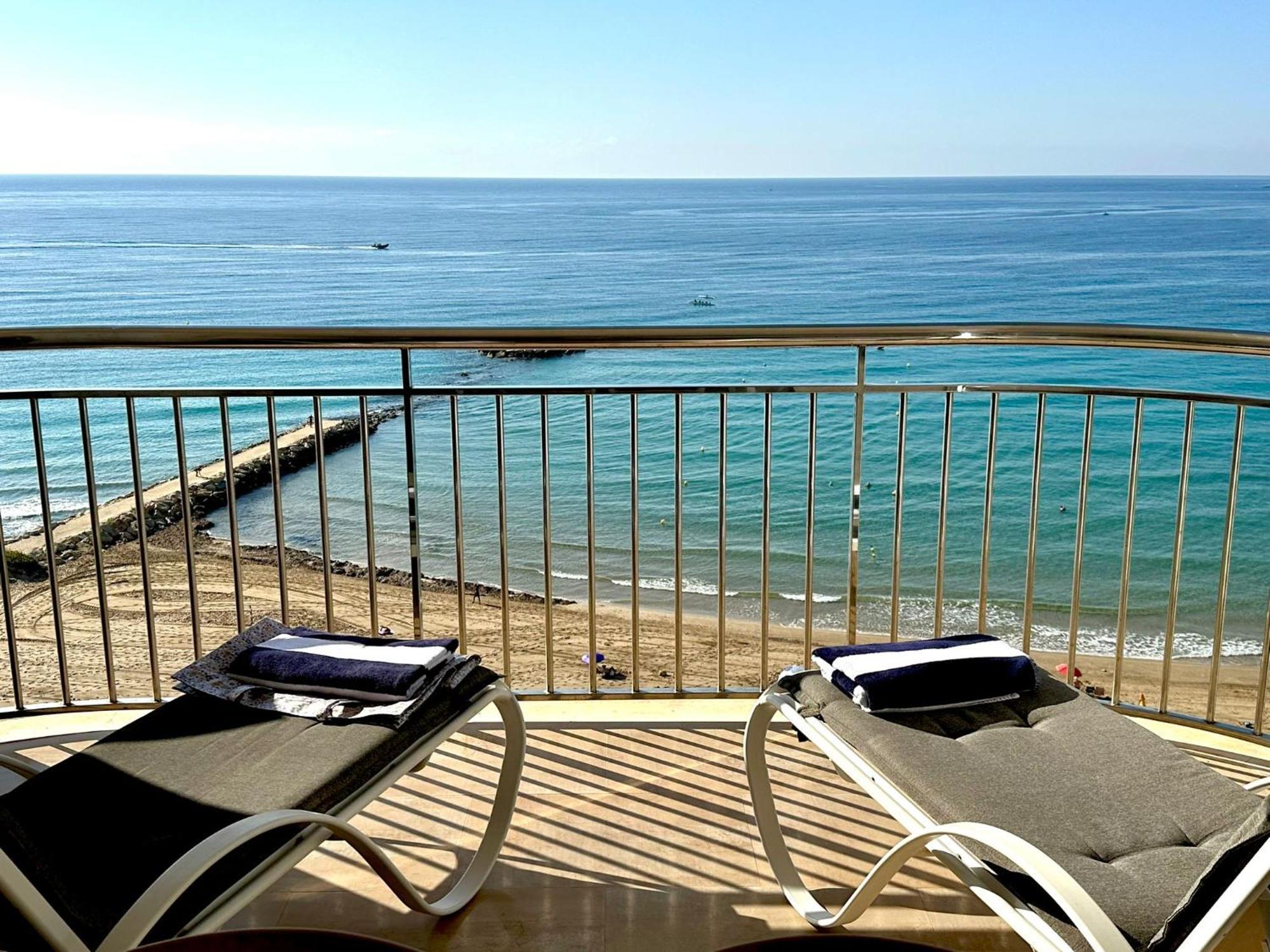 קלפה Porto Azul 10A Frontal Penon & Sea View First Line Arenal Beach מראה חיצוני תמונה
